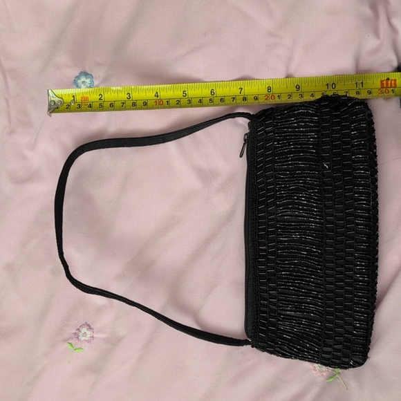Black beaded evening bag - Picture 7 of 7